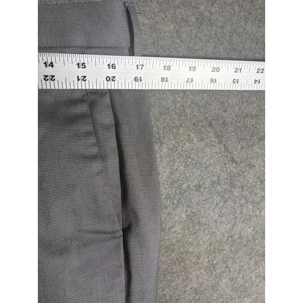 Banana Republic Slim Fit Gray‎ Cotton Blend Dress Pants Mens 32x30 Flat Front